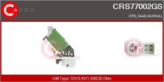 Casco CRS77002GS Resistor, interior blower CRS77002GS: Buy near me in Poland at 2407.PL - Good price!