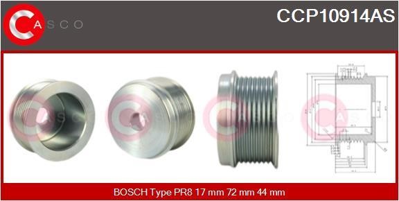 Casco CCP10914AS Belt pulley generator CCP10914AS: Buy near me in Poland at 2407.PL - Good price!
