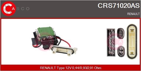 Casco CRS71020AS Resistor, interior blower CRS71020AS: Buy near me in Poland at 2407.PL - Good price!