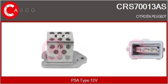 Casco CRS70013AS Дополнительный резистор, электромотор - вентилятор радиатора CRS70013AS: Отличная цена - Купить в Польше на 2407.PL!