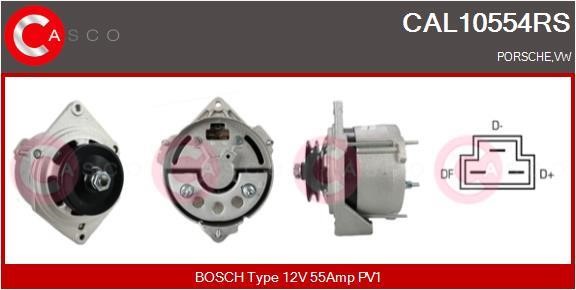 Casco CAL10554RS Alternator CAL10554RS: Buy near me in Poland at 2407.PL - Good price!