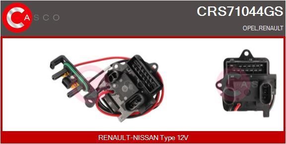 Casco CRS71044GS Резистор, компресор салону CRS71044GS: Приваблива ціна - Купити у Польщі на 2407.PL!