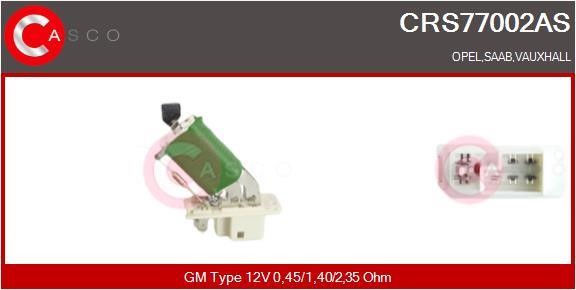 Casco CRS77002AS Resistor, interior blower CRS77002AS: Buy near me at 2407.PL in Poland at an Affordable price!