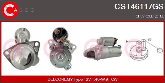 Casco CST46117GS Starter CST46117GS: Buy near me in Poland at 2407.PL - Good price!
