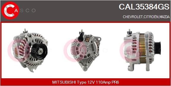 Casco CAL35384GS Alternator CAL35384GS: Buy near me in Poland at 2407.PL - Good price!