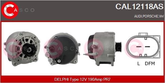 Casco CAL12118AS Alternator CAL12118AS: Buy near me in Poland at 2407.PL - Good price!