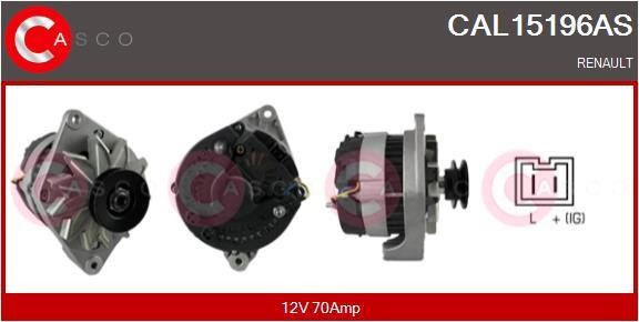 Casco CAL15196AS Alternator CAL15196AS: Buy near me in Poland at 2407.PL - Good price!