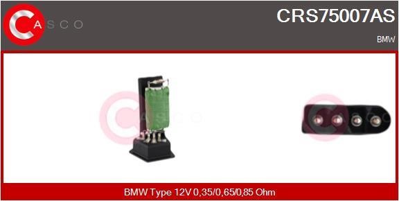 Casco CRS75007AS Резистор, компресор салону CRS75007AS: Приваблива ціна - Купити у Польщі на 2407.PL!
