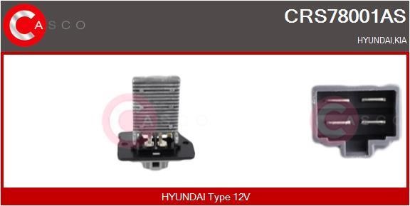 Casco CRS78001AS Сопротивление, вентилятор салона CRS78001AS: Отличная цена - Купить в Польше на 2407.PL!