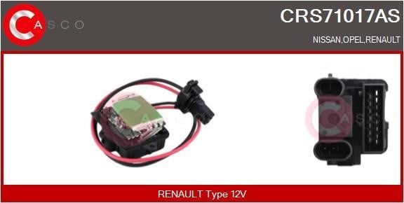 Casco CRS71017AS Резистор, компресор салону CRS71017AS: Приваблива ціна - Купити у Польщі на 2407.PL!