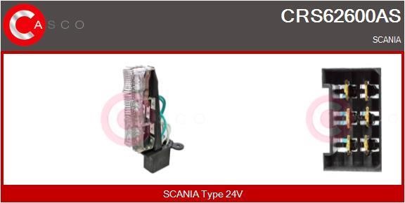 Casco CRS62600AS Резистор, компресор салону CRS62600AS: Приваблива ціна - Купити у Польщі на 2407.PL!