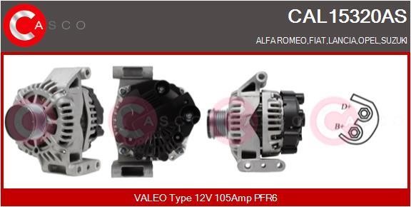 Casco CAL15320AS Alternator CAL15320AS: Buy near me in Poland at 2407.PL - Good price!
