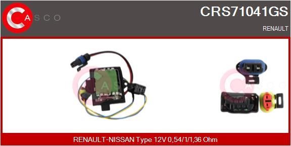 Casco CRS71041GS Резистор, компресор салону CRS71041GS: Приваблива ціна - Купити у Польщі на 2407.PL!