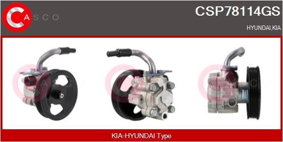Casco CSP78114GS Hydraulic Pump, steering system CSP78114GS: Buy near me in Poland at 2407.PL - Good price!