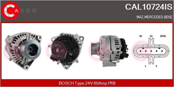 Casco CAL10724IS Alternator CAL10724IS: Buy near me in Poland at 2407.PL - Good price!