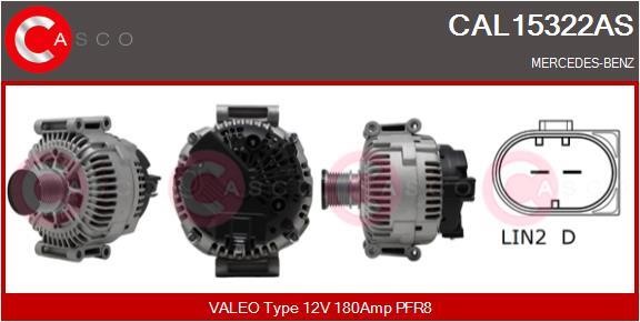 Casco CAL15322AS Alternator CAL15322AS: Buy near me in Poland at 2407.PL - Good price!