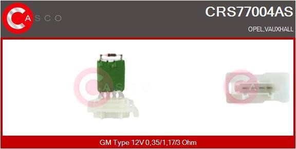 Casco CRS77004AS Resistor, interior blower CRS77004AS: Buy near me in Poland at 2407.PL - Good price!