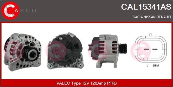 Casco CAL15341AS Alternator CAL15341AS: Buy near me in Poland at 2407.PL - Good price!