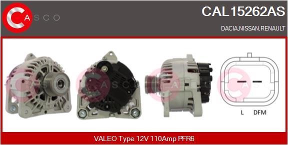 Casco CAL15262AS Alternator CAL15262AS: Buy near me in Poland at 2407.PL - Good price!