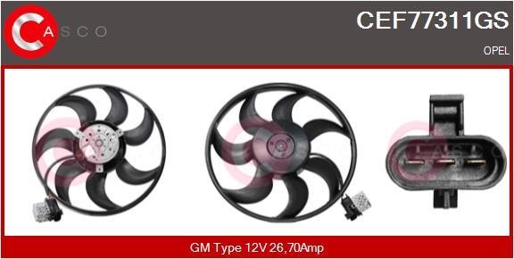 Casco CEF77311GS Hub, engine cooling fan wheel CEF77311GS: Buy near me in Poland at 2407.PL - Good price!