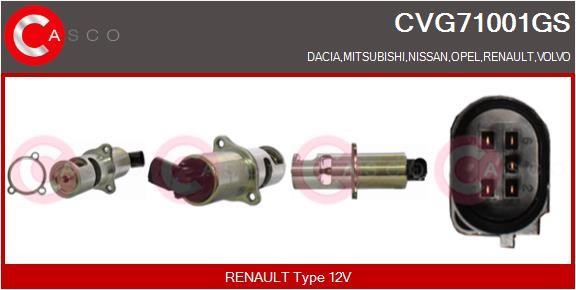 Casco CVG71001GS Клапан рециркуляції відпрацьованих газів EGR CVG71001GS: Приваблива ціна - Купити у Польщі на 2407.PL!