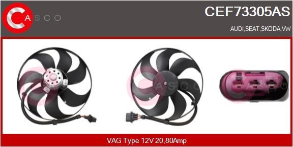 Casco CEF73305AS Вентилятор радиатора охлаждения CEF73305AS: Отличная цена - Купить в Польше на 2407.PL!