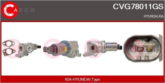 Casco CVG78011GS Клапан рециркуляції відпрацьованих газів EGR CVG78011GS: Приваблива ціна - Купити у Польщі на 2407.PL!
