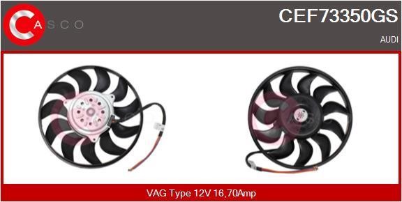 Casco CEF73350GS Hub, engine cooling fan wheel CEF73350GS: Buy near me in Poland at 2407.PL - Good price!