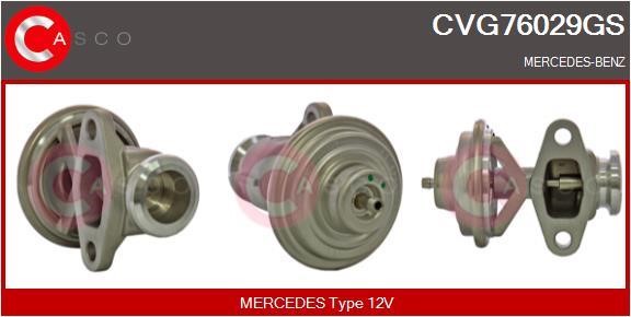Casco CVG76029GS Клапан рециркуляції відпрацьованих газів EGR CVG76029GS: Приваблива ціна - Купити у Польщі на 2407.PL!