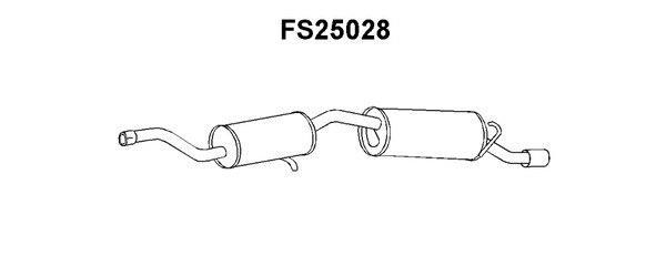 Faurecia FS25028 End Silencer FS25028: Buy near me in Poland at 2407.PL - Good price!
