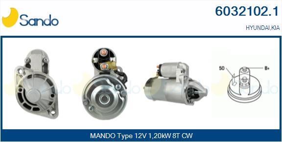 Sando 6032102.1 Starter 60321021: Buy near me in Poland at 2407.PL - Good price!