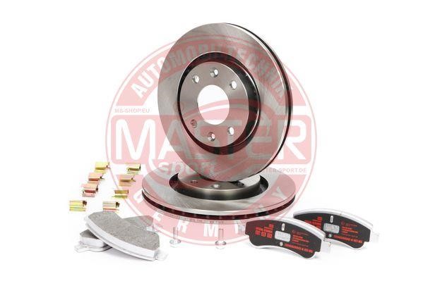 Master-sport 202201940 Front ventilated brake discs with pads, set 202201940: Buy near me in Poland at 2407.PL - Good price!