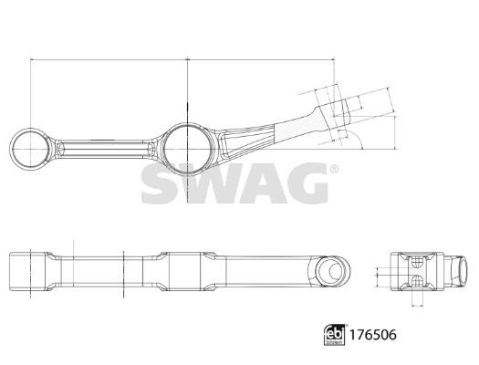 SWAG 33 10 3588 Track Control Arm 33103588: Buy near me in Poland at 2407.PL - Good price!