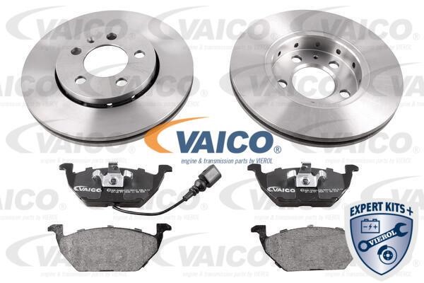 Vaico V1090001 Front ventilated brake discs with pads, set V1090001: Buy near me in Poland at 2407.PL - Good price!