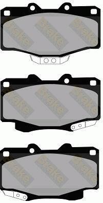Brake engineering PA844 Brake Pad Set, disc brake PA844: Buy near me in Poland at 2407.PL - Good price!