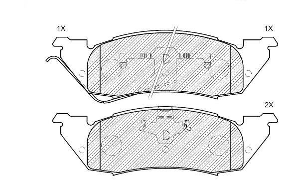 Klaxcar France 24609Z Brake Pad Set, disc brake 24609Z: Buy near me in Poland at 2407.PL - Good price!