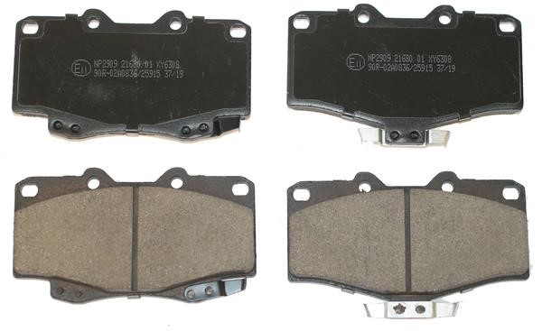 National NP2909 Brake Pad Set, disc brake NP2909: Buy near me in Poland at 2407.PL - Good price!