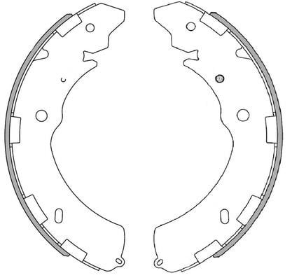 National NS4056 Brake shoe set NS4056: Buy near me at 2407.PL in Poland at an Affordable price!