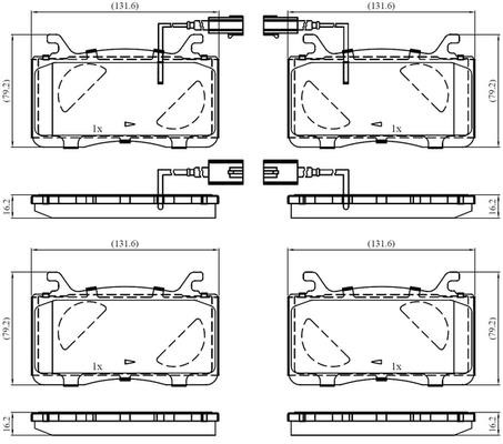 National NP3059 Brake Pad Set, disc brake NP3059: Buy near me in Poland at 2407.PL - Good price!