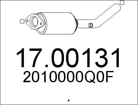 MTS 1700131 Dieselpartikelfilter DPF 1700131: Bestellen Sie in Polen zu einem guten Preis bei 2407.PL!