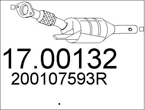 Mts 1700132 Diesel particulate filter DPF 1700132: Buy near me in Poland at 2407.PL - Good price!
