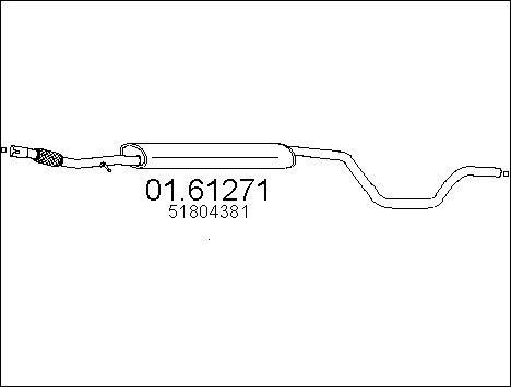 Mts 0161271 End Silencer 0161271: Buy near me in Poland at 2407.PL - Good price!