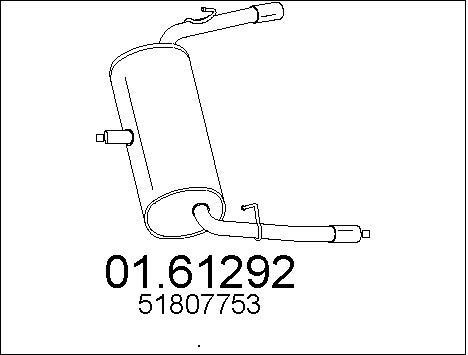 Mts 0161292 End Silencer 0161292: Buy near me at 2407.PL in Poland at an Affordable price!