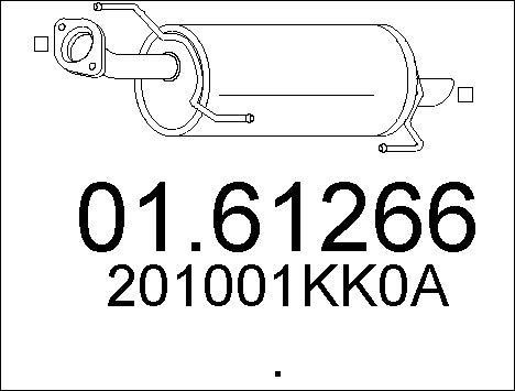 Mts 0161266 Глушитель, задняя часть 0161266: Отличная цена - Купить в Польше на 2407.PL!