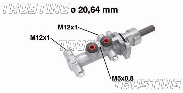 Trusting PF623 Brake Master Cylinder PF623: Buy near me in Poland at 2407.PL - Good price!