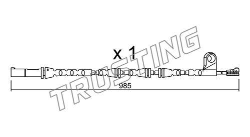 Trusting SU309 Warning contact, brake pad wear SU309: Buy near me in Poland at 2407.PL - Good price!