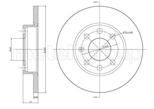 Trusting DF009 Unventilated front brake disc DF009: Buy near me in Poland at 2407.PL - Good price!