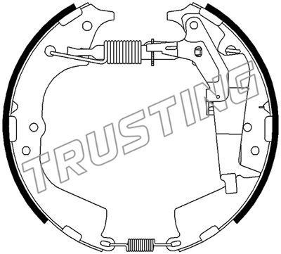 Trusting 6511 Bremsbackensatz 6511: Kaufen Sie zu einem guten Preis in Polen bei 2407.PL!