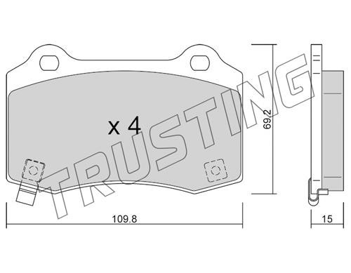 Trusting 260.6 Brake Pad Set, disc brake 2606: Buy near me at 2407.PL in Poland at an Affordable price!