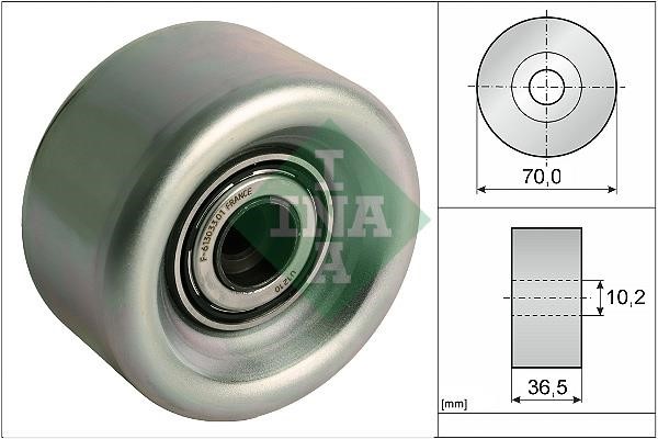 INA 532 0918 10 Deflection/guide pulley, v-ribbed belt 532091810: Buy near me in Poland at 2407.PL - Good price!